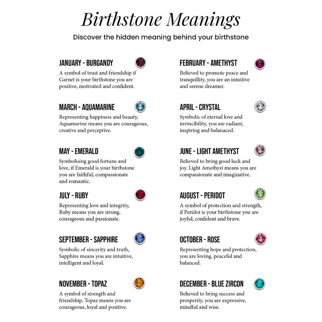 Beginnings Crystal Birthstone Bracelet