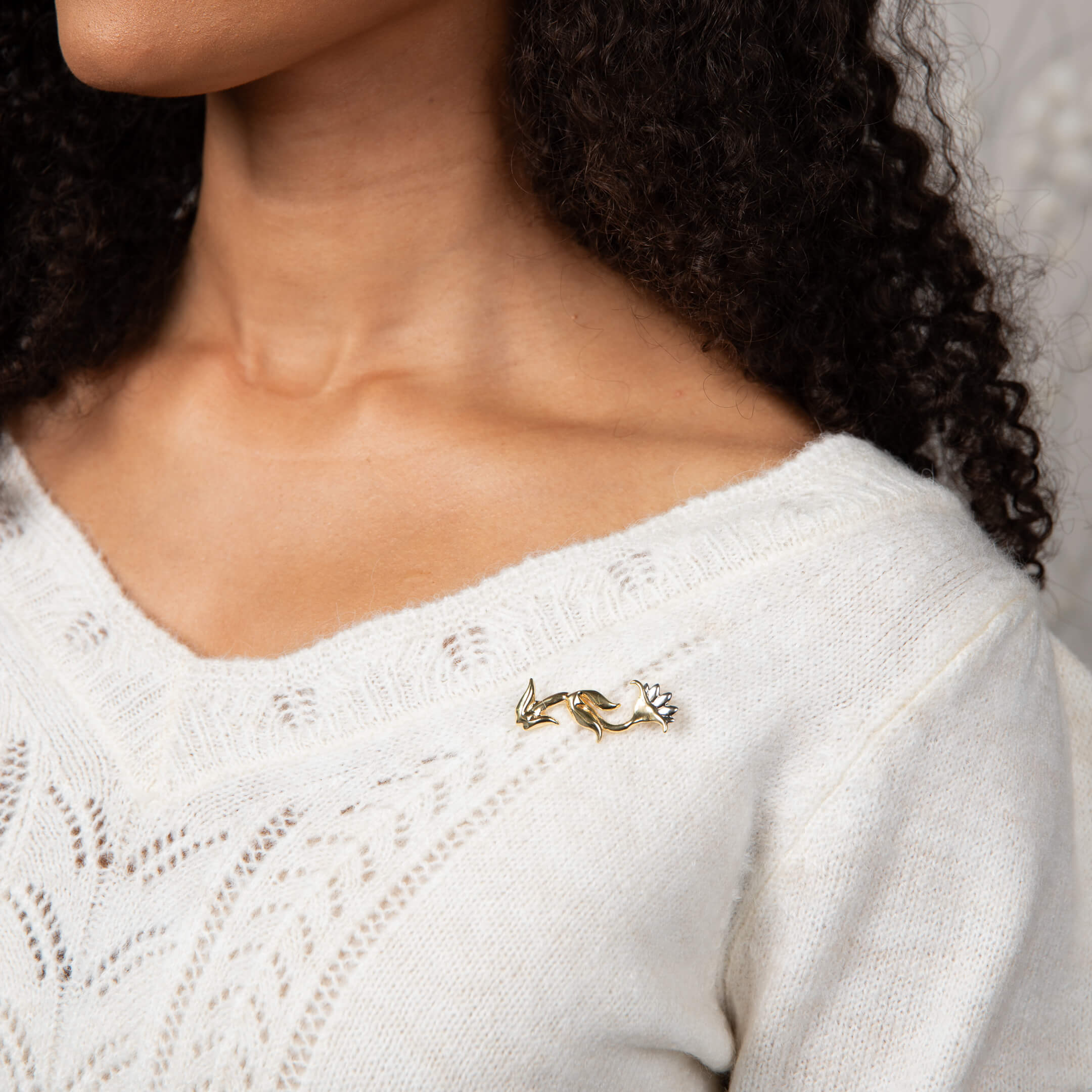 Laura Ashley Fashion Camelot Brooch