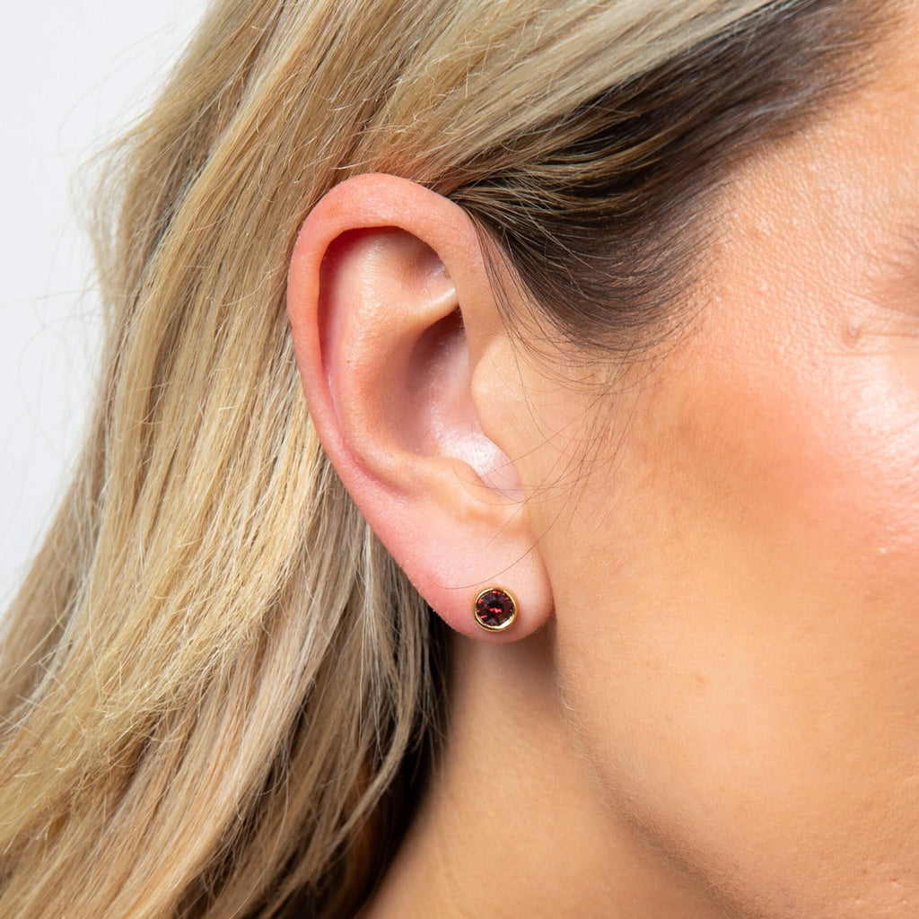 Beginnings Crystal Birthstone Earrings