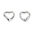 Beginnings Small Open Heart Stud Earrings