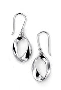 Beginnings Open Twist Oval Drop Earrings