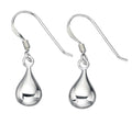 Beginnings Plain Teardrop Drop Earrings