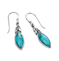 Beginnings Turquoise Leaf Shape Earring