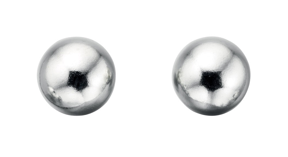 Beginnings Plain Ball Stud Earrings