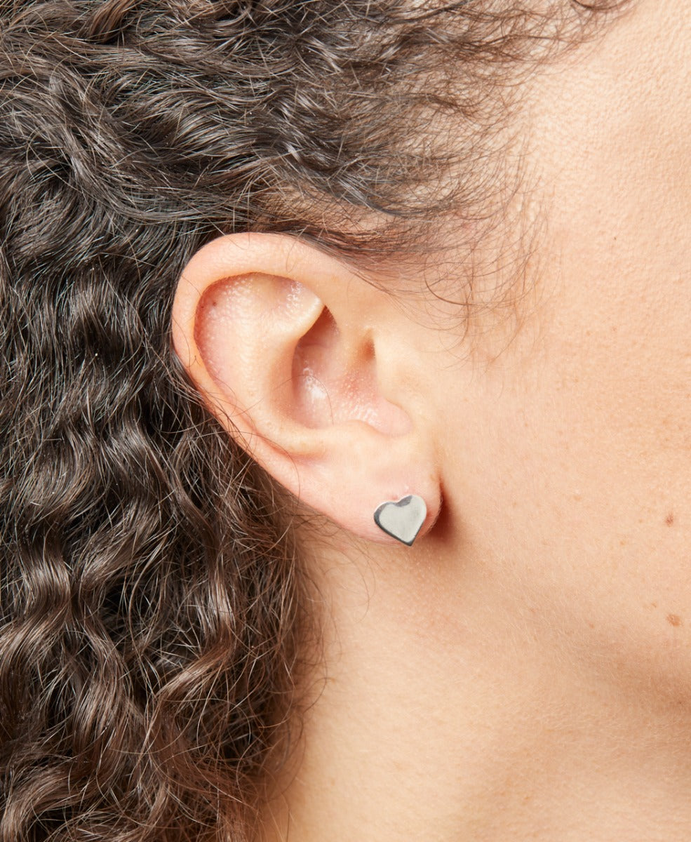 Beginnings Heart Stud Earrings