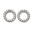 Beginnings Open Circle Earrings with Cubic Zirconia