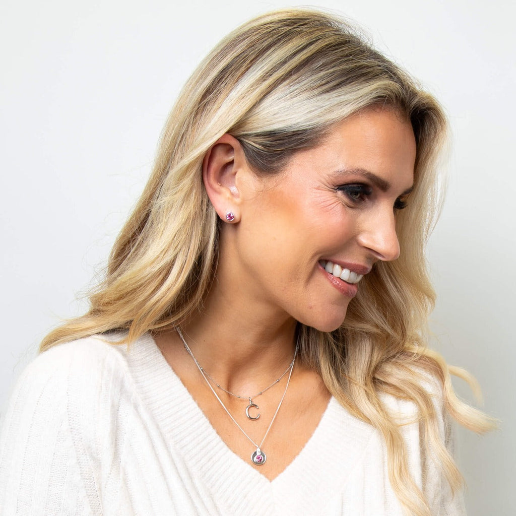 Beginnings Crystal Birthstone Earrings