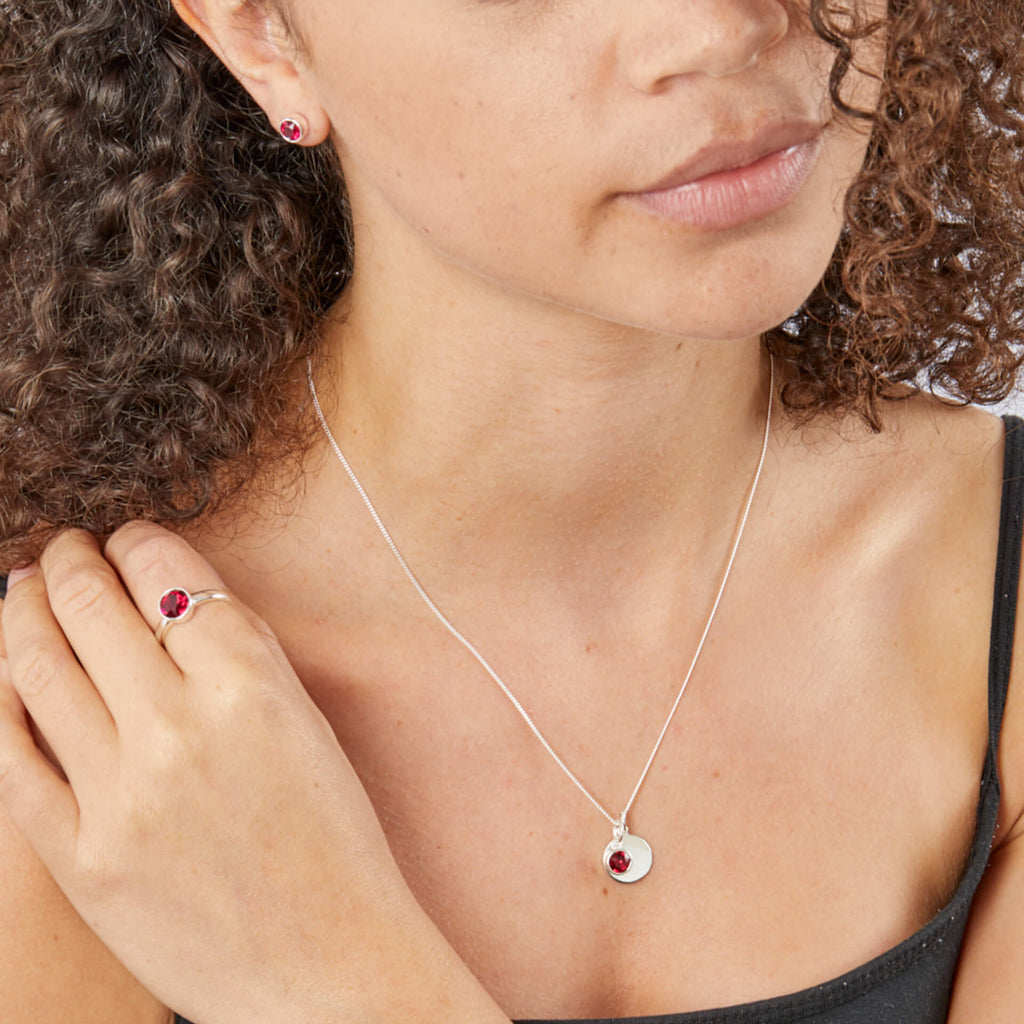 Beginnings Crystal Birthstone Earrings