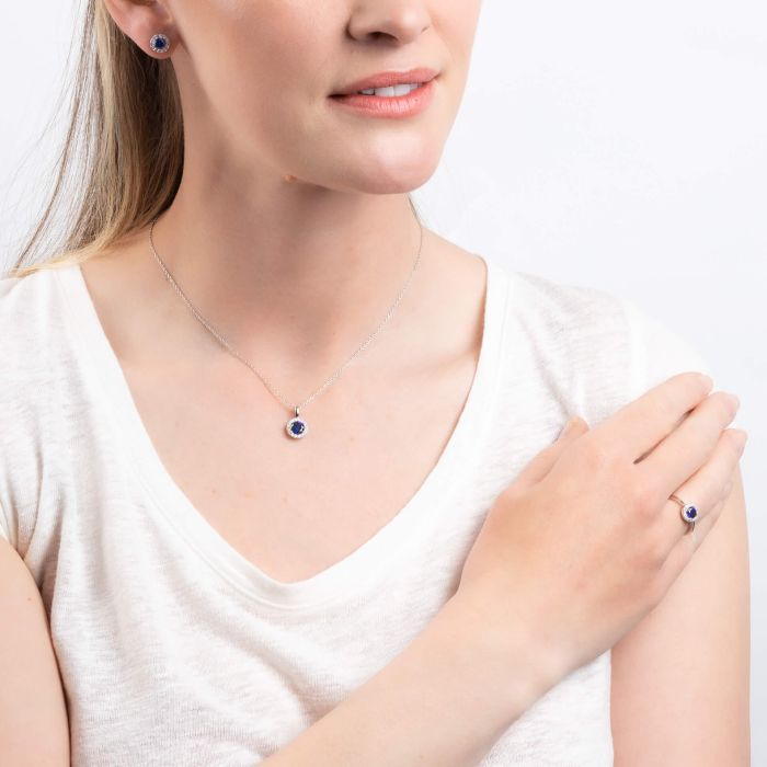 Diamonfire Round Colour Zirconia Ring