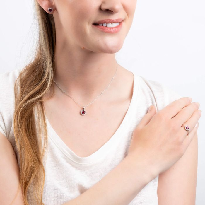 Diamonfire Round Colour Zirconia Ring