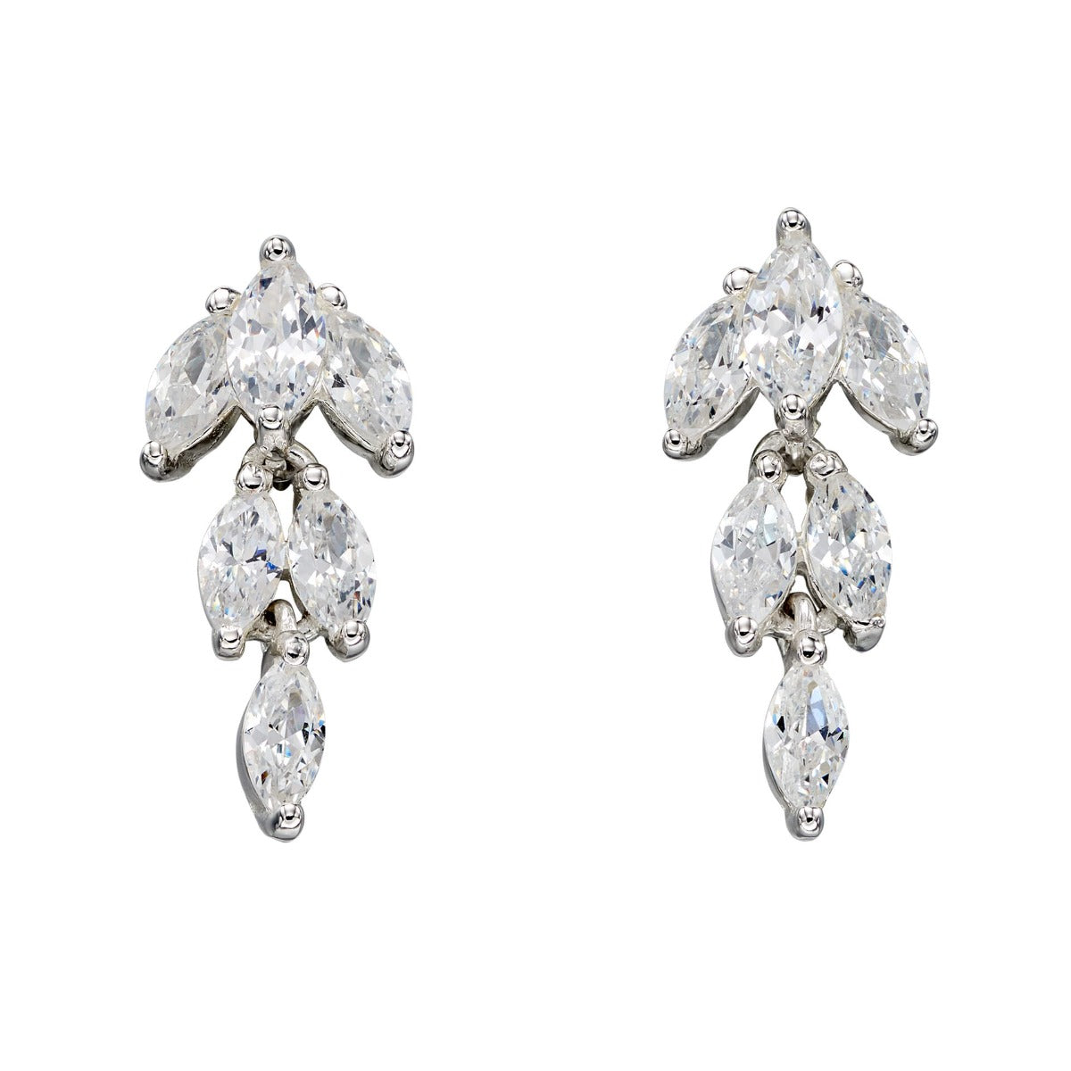 Beginnings Cubic Zirconia Marquise Drop Earrings
