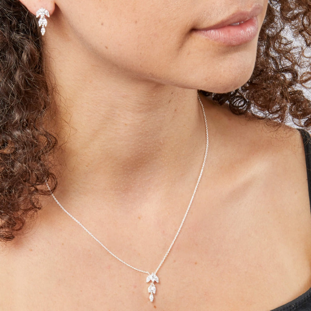 Beginnings Cubic Zirconia Marquise Drop Earrings