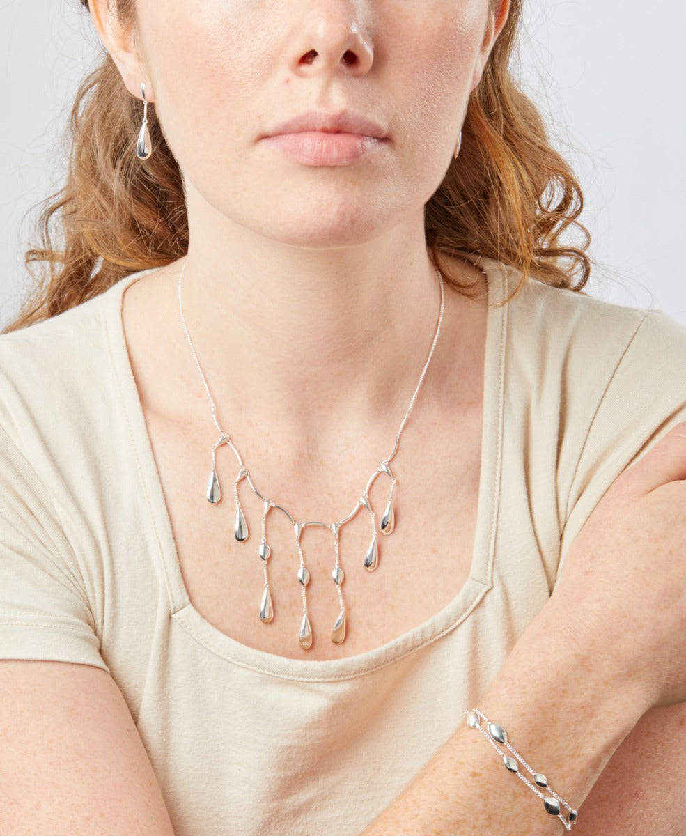 Beginnings Double Teardrop Earrings