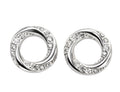 Beginnings Twisted Earrings with Cubic Zirconia