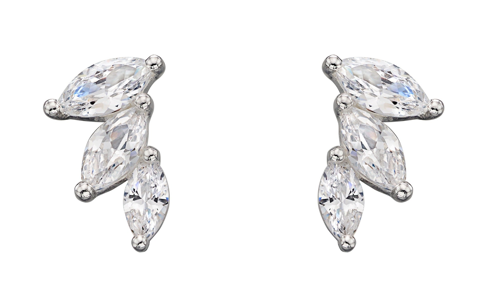 Beginnings Cubic Zirconia Marquise Earrings