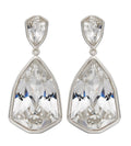 Beginnings Trilliant Shape Crystal Drop Earrings