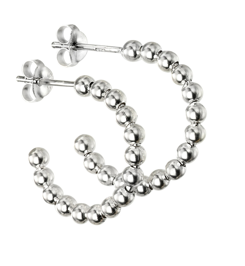 Beginnings 3/4 Ball Hoop Earrings