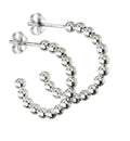 Beginnings 3/4 Ball Hoop Earrings