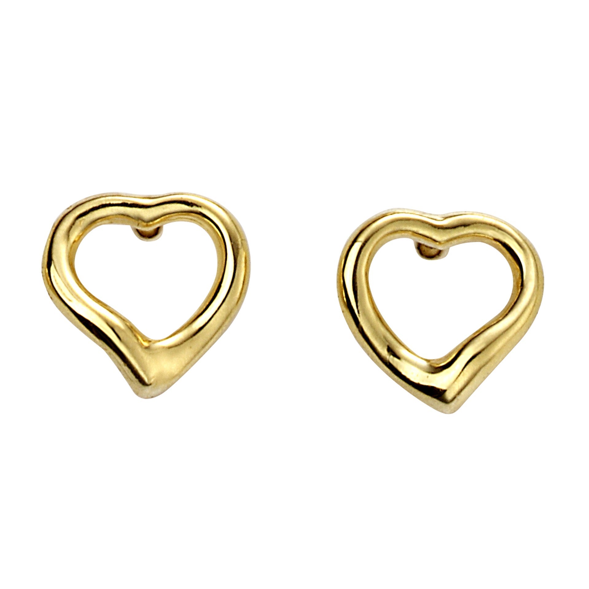 Beginnings Small Open Heart Stud Earrings