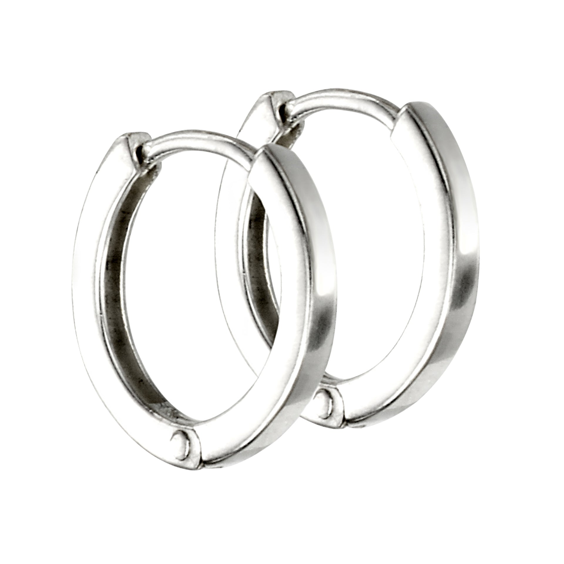 Beginnings Mini Flat Profile Hoop Earrings