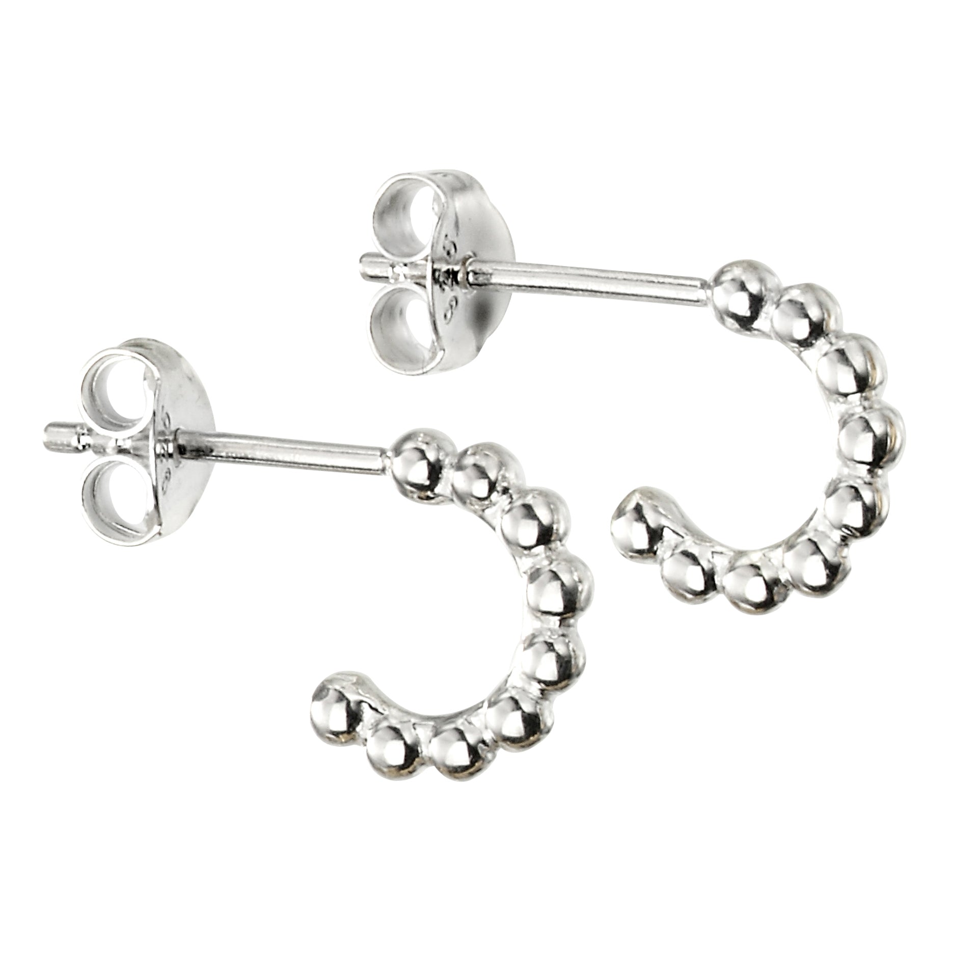 Beginnings 3/4 Ball Hoop Earrings