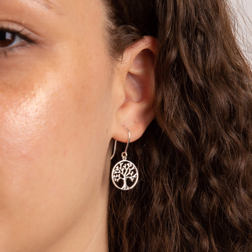 Beginnings Tree of Life Drop Earrings