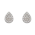 Beginnings Teardrop Cubic Zirconia Stud Earrings