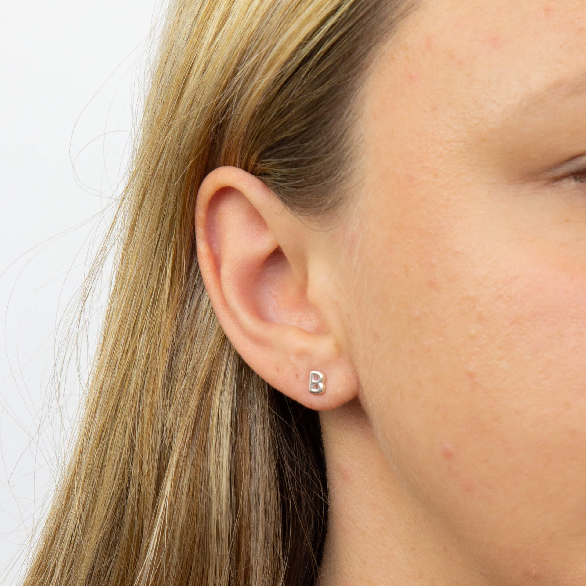 Beginnings Initial Stud Earrings