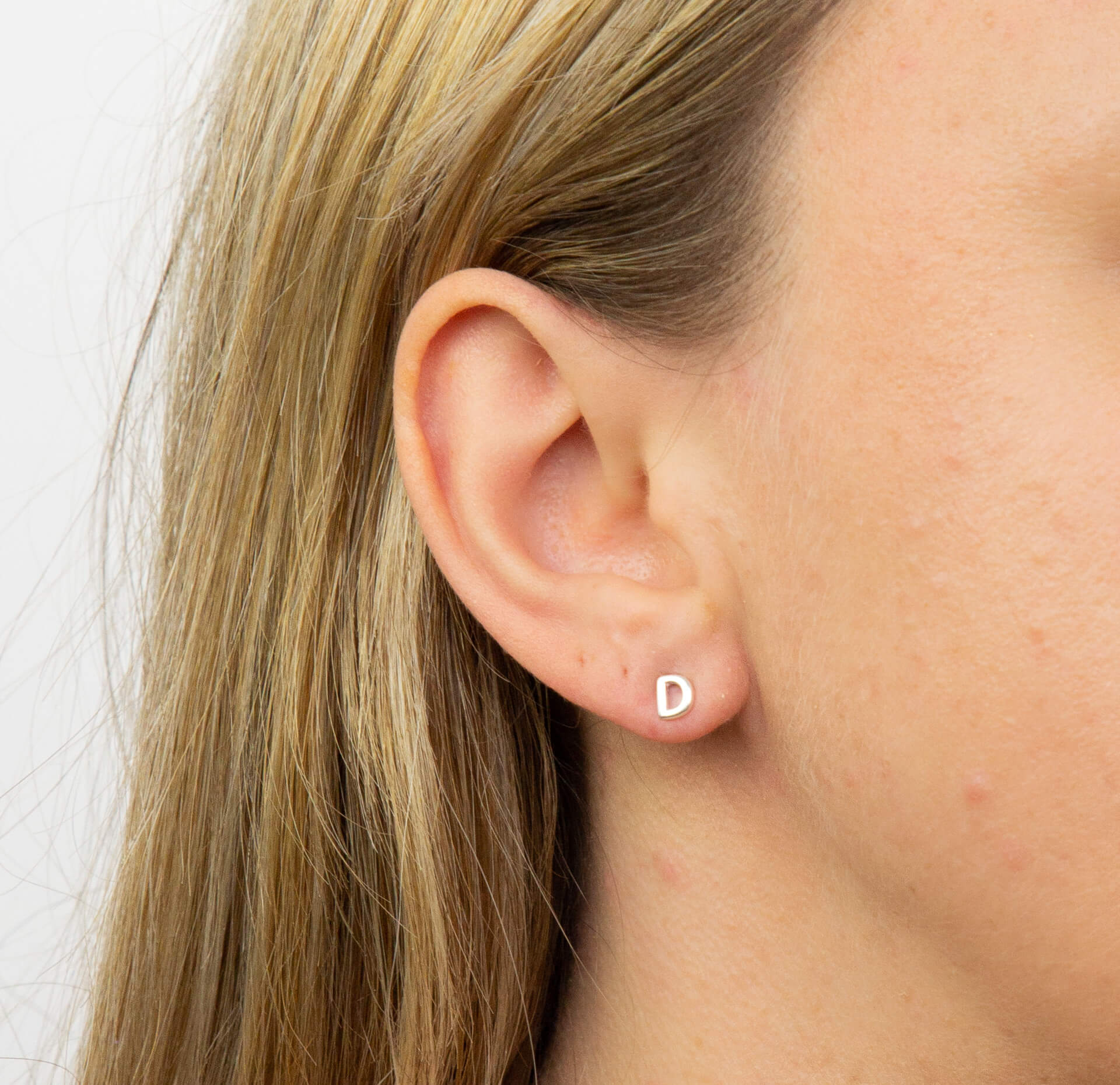 Beginnings Initial Stud Earrings