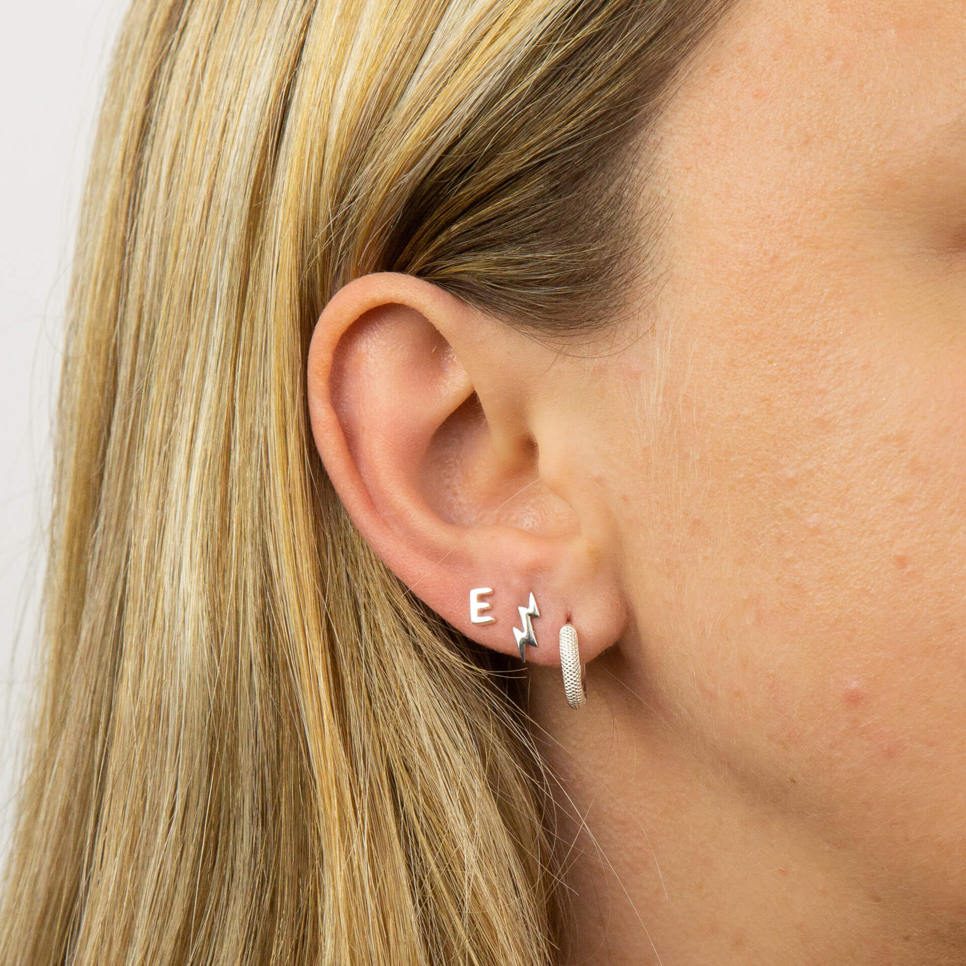 Beginnings Initial Stud Earrings