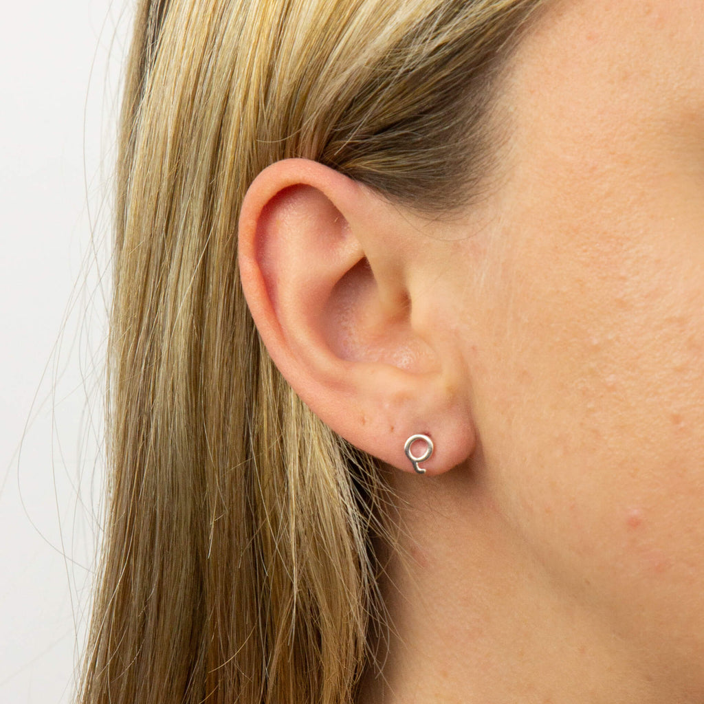 Beginnings Initial Stud Earrings