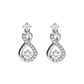 Diamonfire Infinity Zirconia Drop Earrings