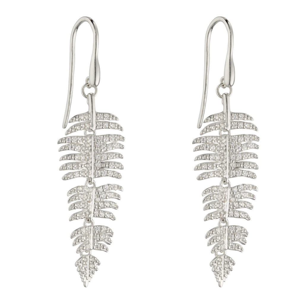 Beginnings Palm Leaf Drop Earrings