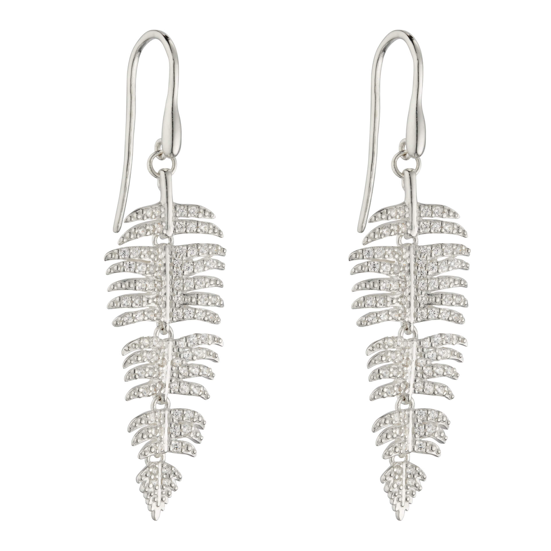Beginnings Palm Leaf Drop Earrings