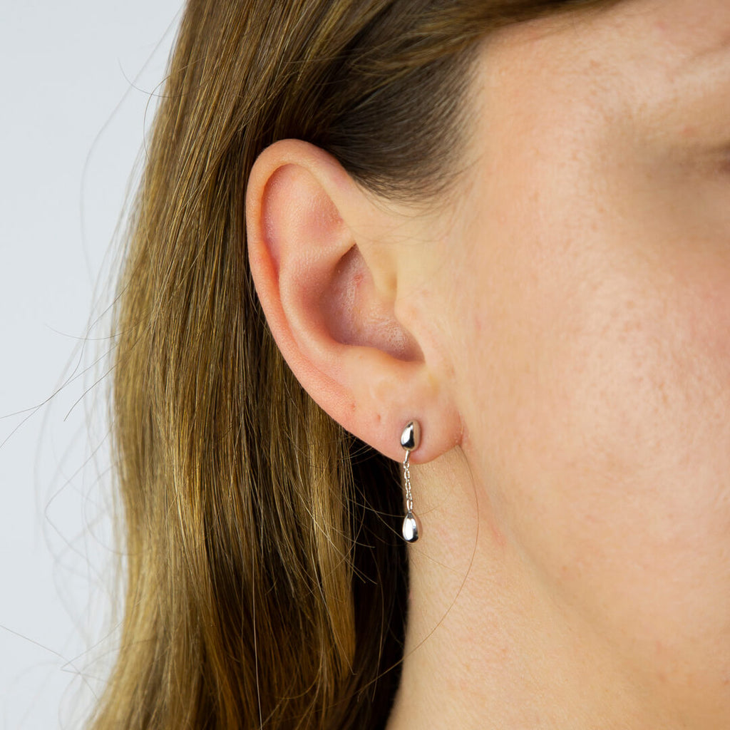 Beginnings Flower Bud Drop Earrings