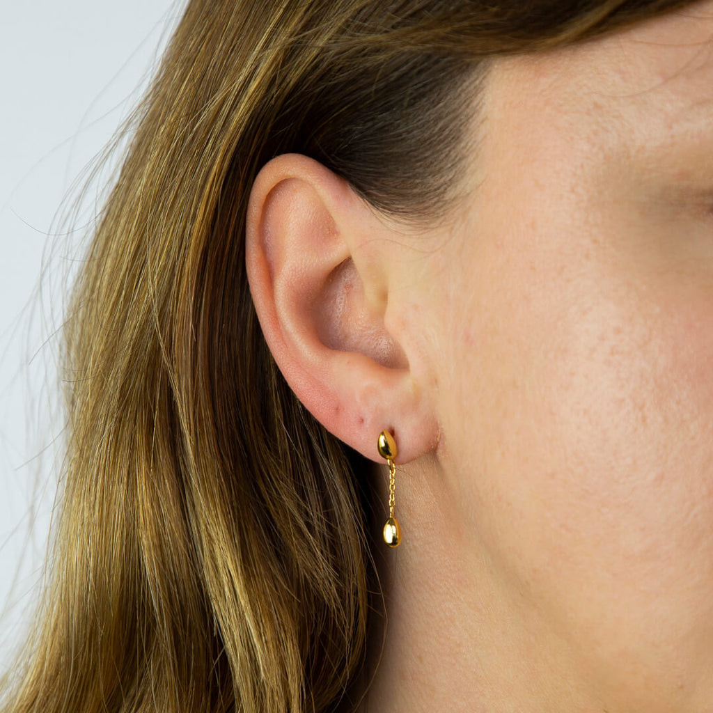 Beginnings Flower Bud Drop Earrings