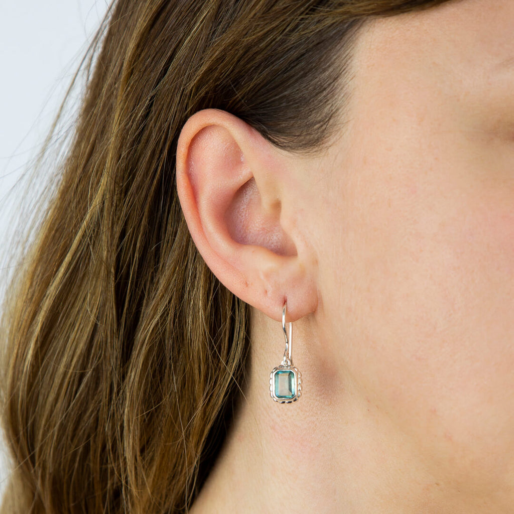 Beginnings Curve Surround Drop Earrings