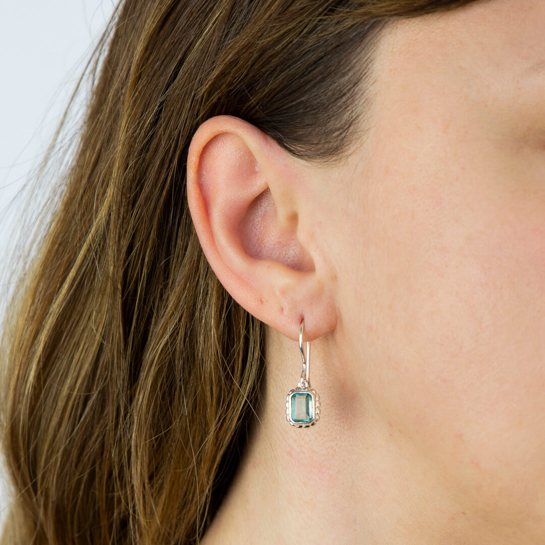 Beginnings Curve Surround Drop Earrings