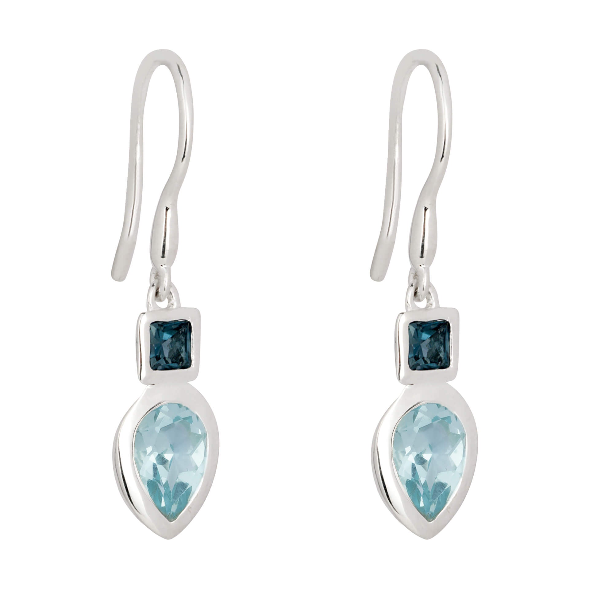 Beginnings Iris Petal Drop Earrings