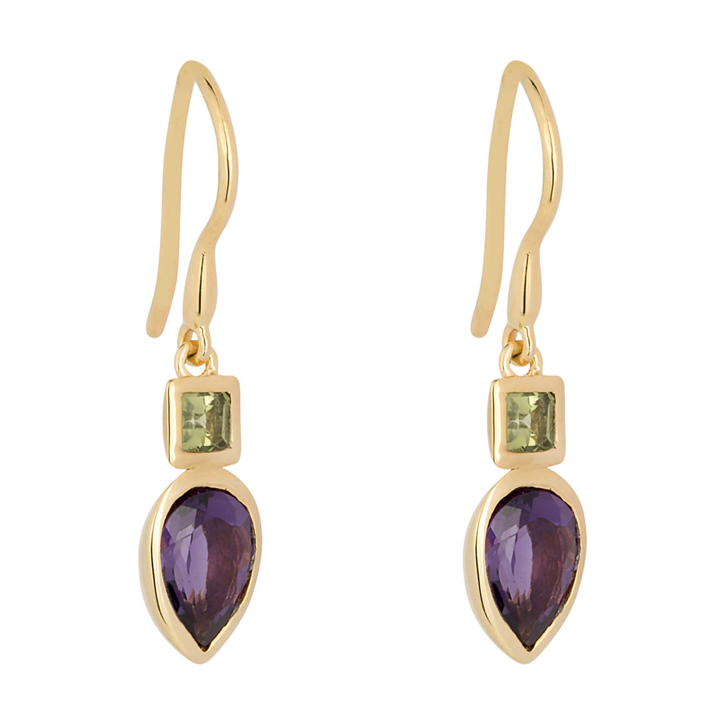 Beginnings Iris Petal Drop Earrings