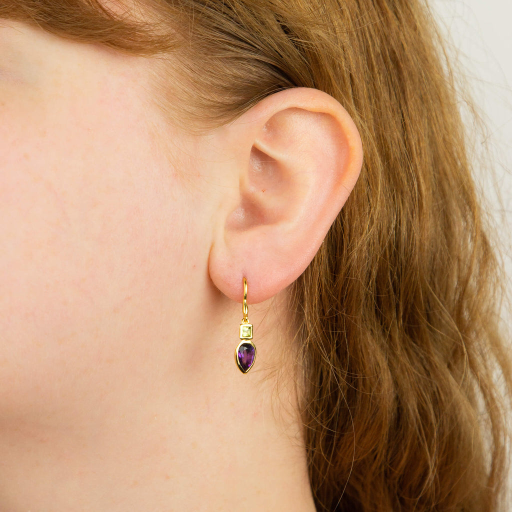 Beginnings Iris Petal Drop Earrings