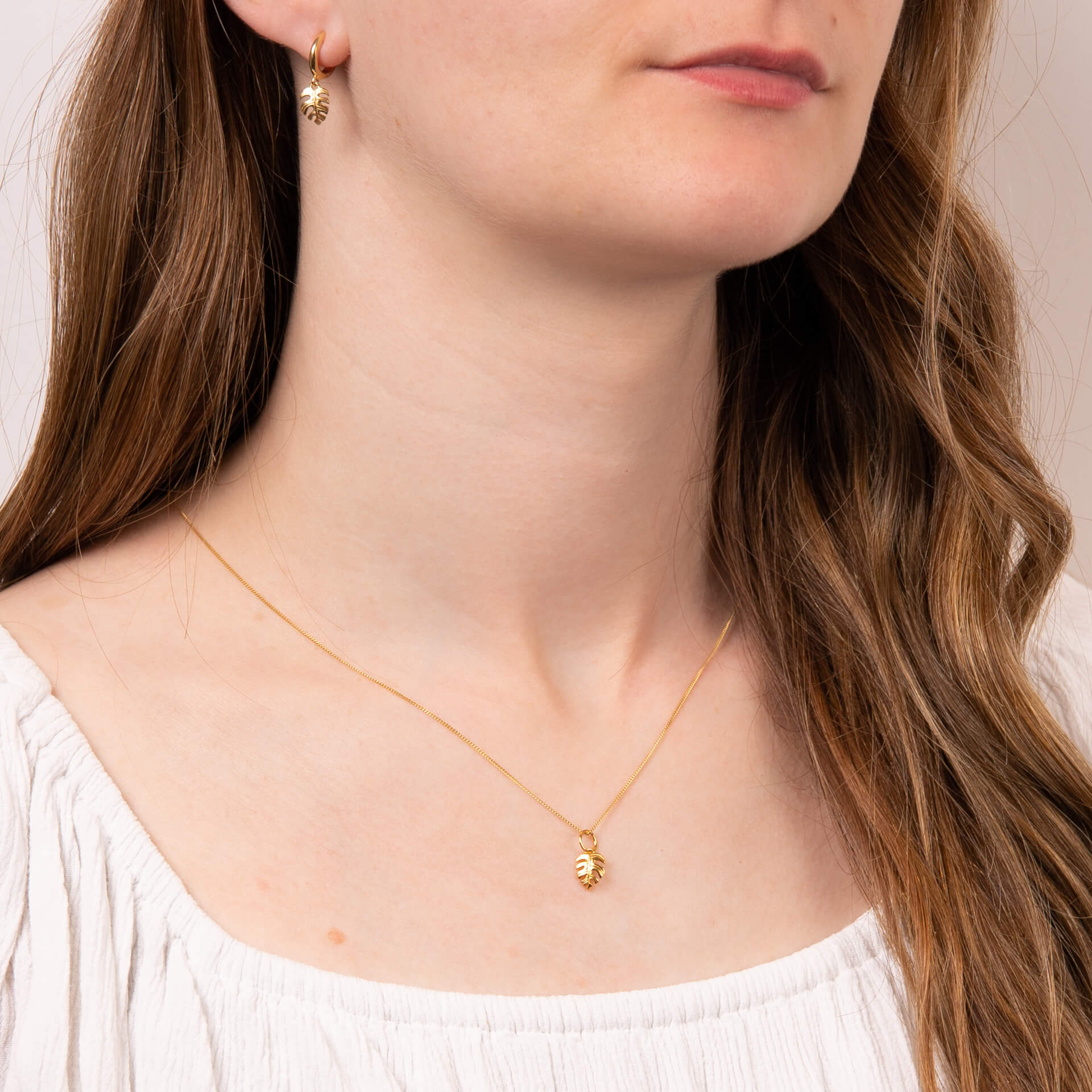 Beginnings Palm Leaf Pendant Charm
