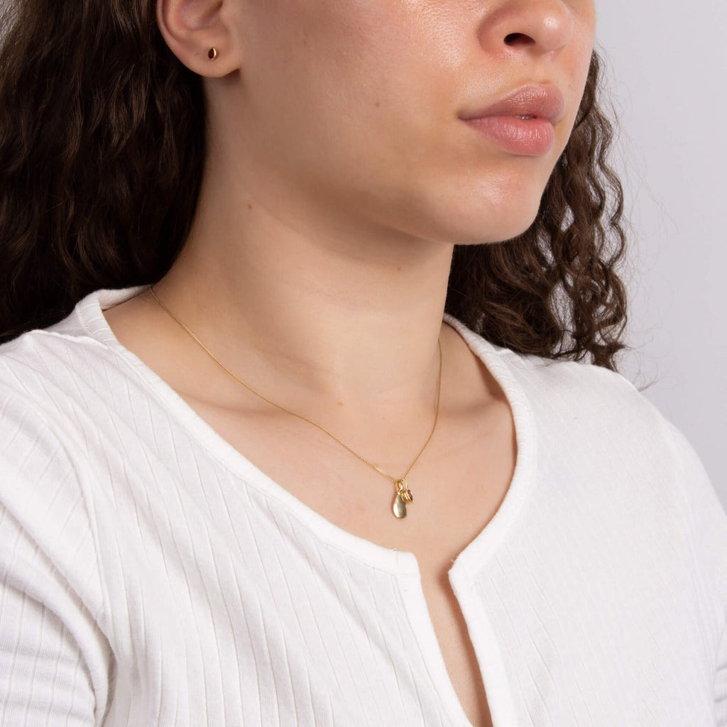 Beginnings Semi-Precious Birthstone Necklace