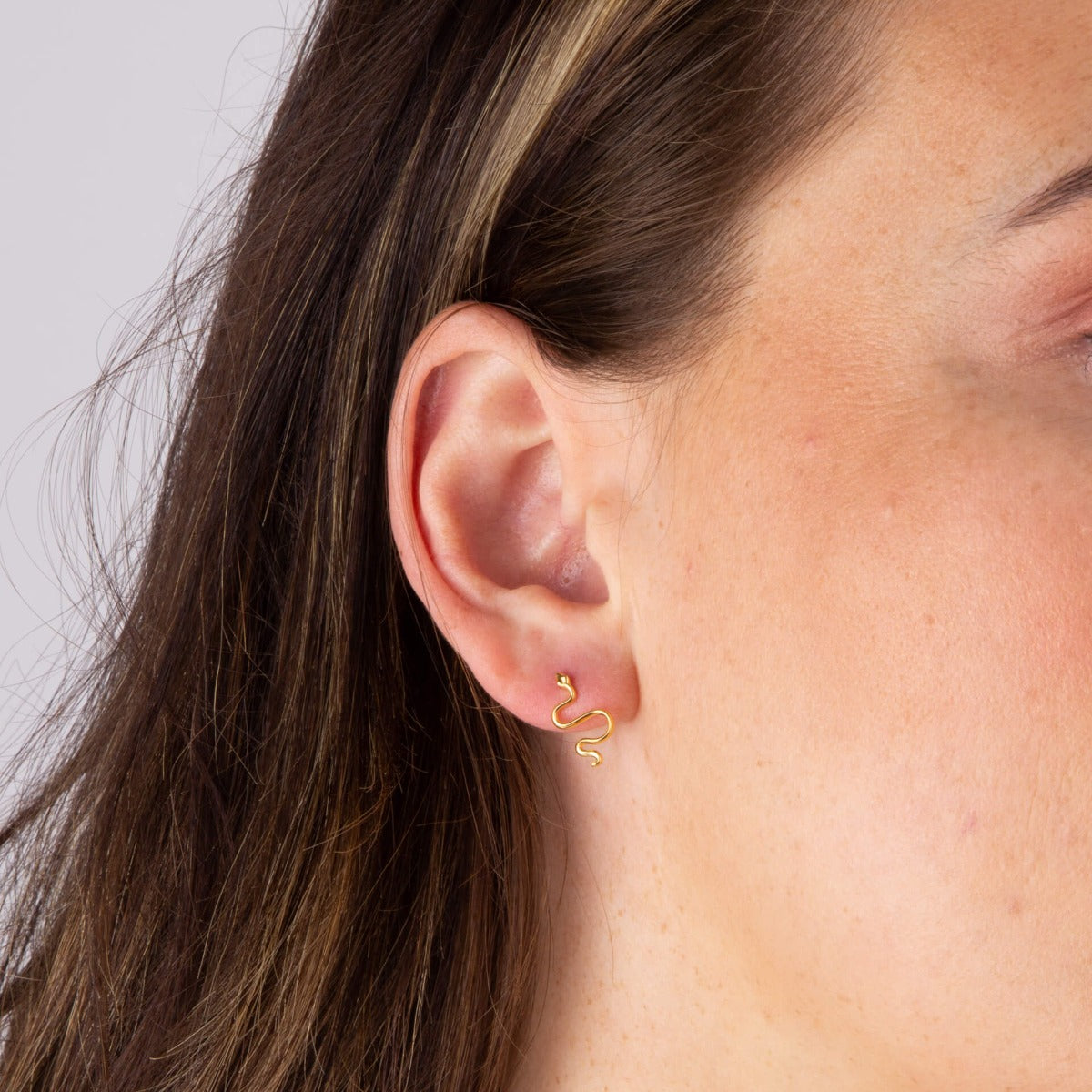 Beginnings Snake Stud Earrings