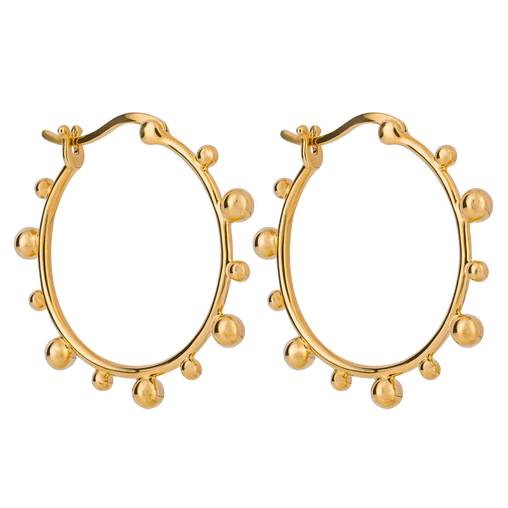 Beginnings Ball Hoop Earrings