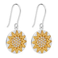 Beginnings Day and Night Drop Earrings with Cubic Zirconia