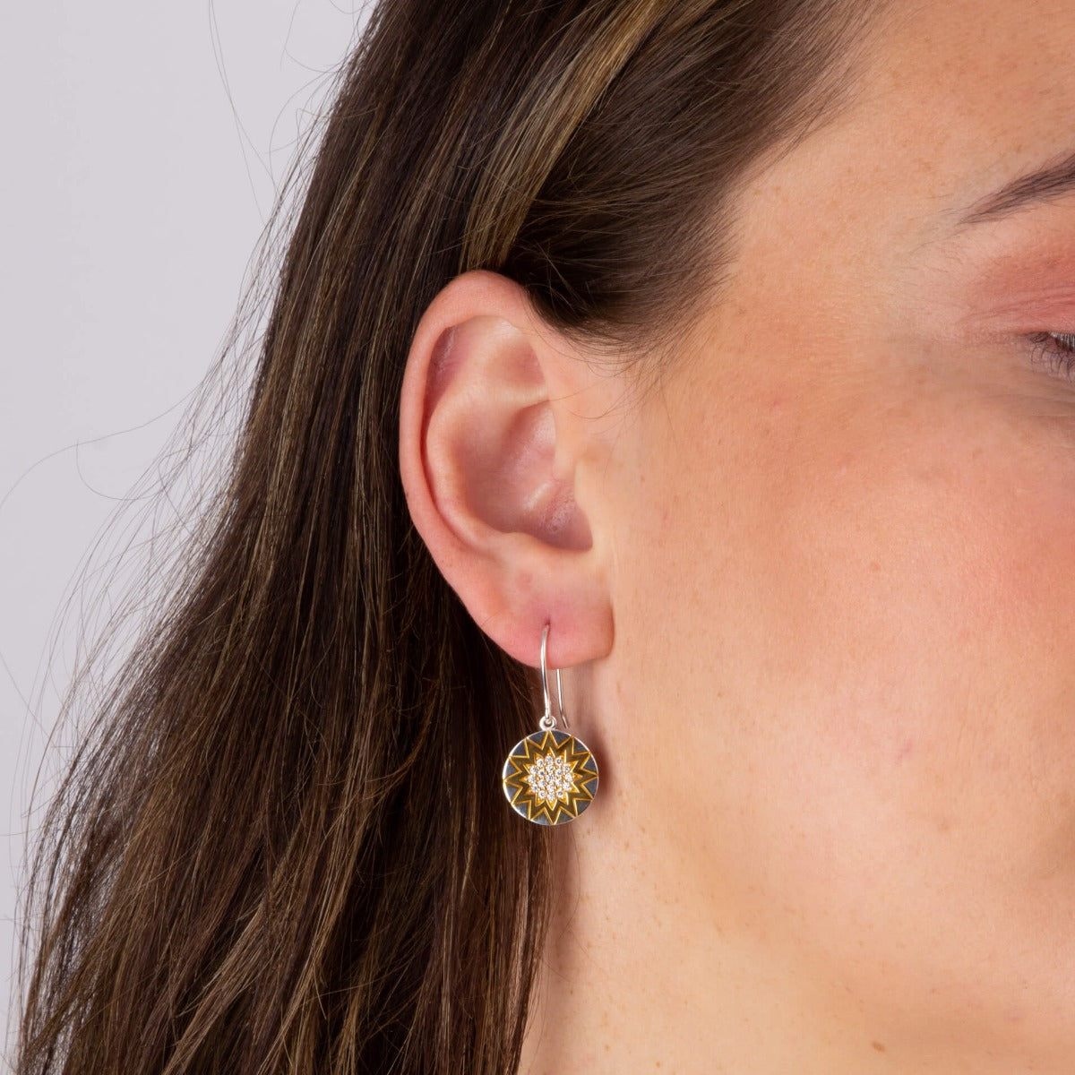 Beginnings Day and Night Drop Earrings with Cubic Zirconia