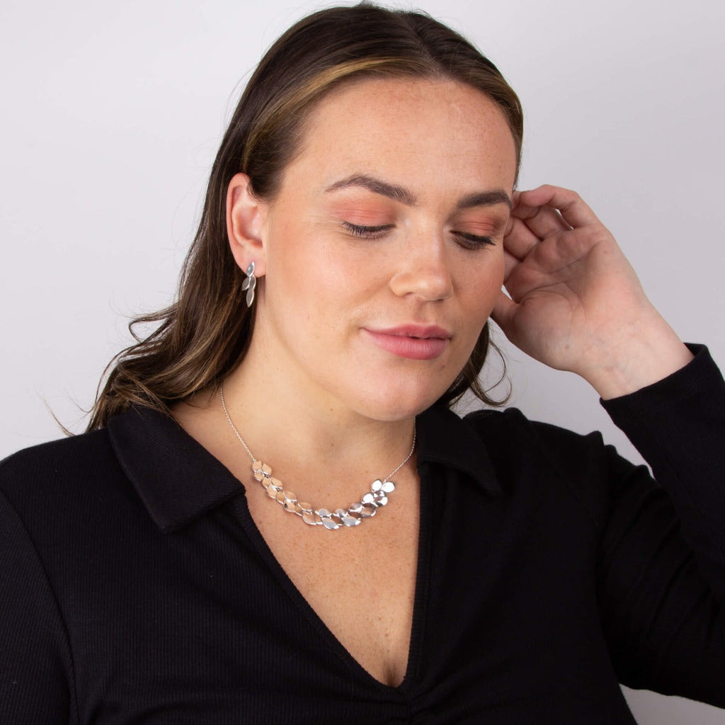Beginnings Flowing Petals Drop Earrings