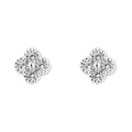 Beginnings Flower Stud Earrings with Cubic Zirconia