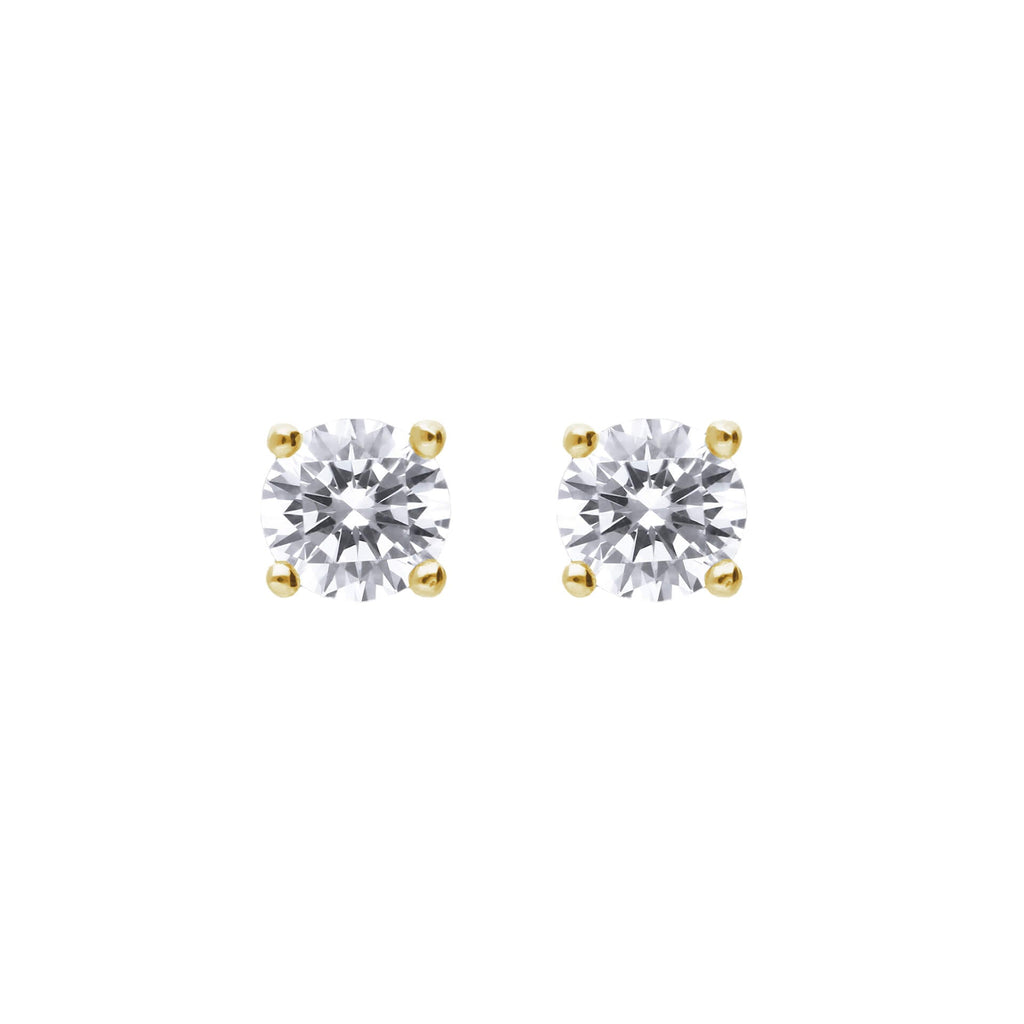 Diamonfire Four Claw Carat Stud Earrings